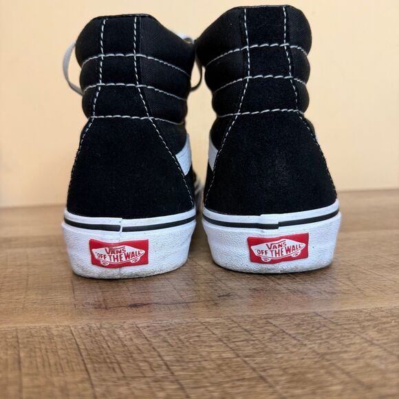 Vans Off The Wall Hi Top Old Skool Pro Black Skateboard Shoes Men 7 women’s 8.5 - Picture 5 of 7